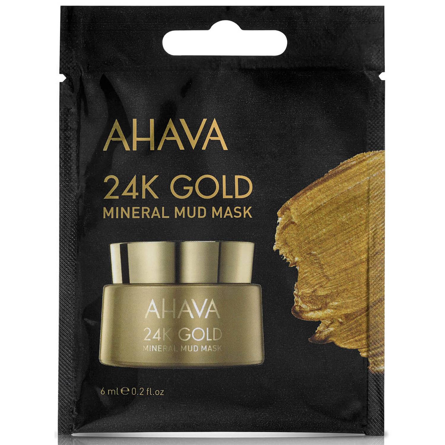 AHAVA Single Use 24K Gold Mineral Mud Mask 6ml