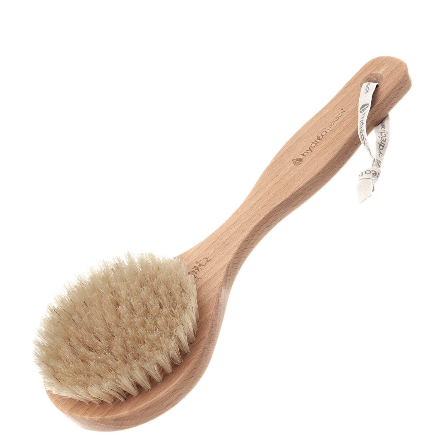 Hydrea London Classic Short Handled Body Brush with Natural Bristle (Medium Strength)