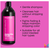 Matrix Keep Me Vivid Colour Enhancing Shampoo for Coloured Hair 1000ml