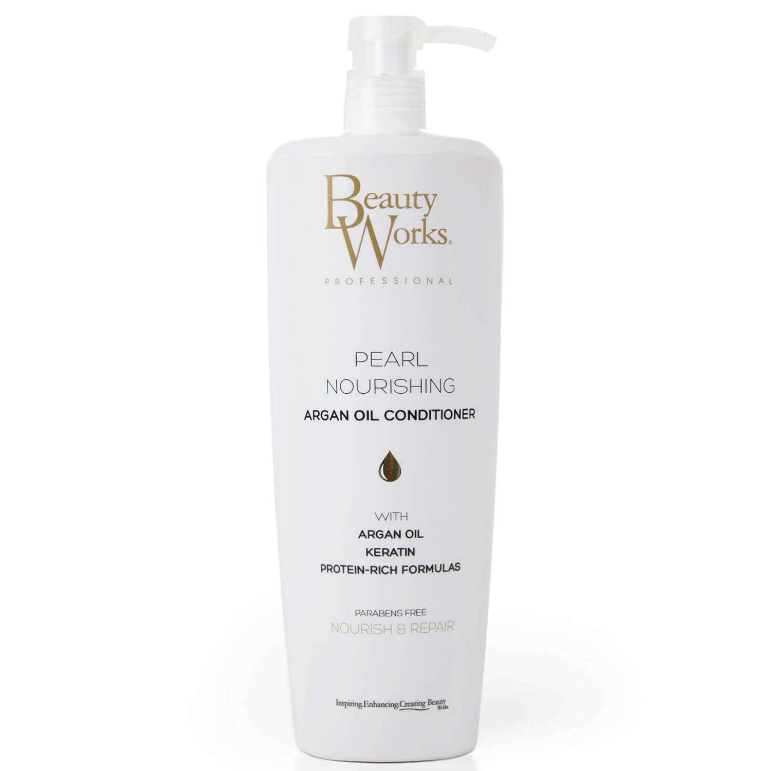 Beauty Works Pearl Nourishing Argan Oil Conditioner 1 Litre