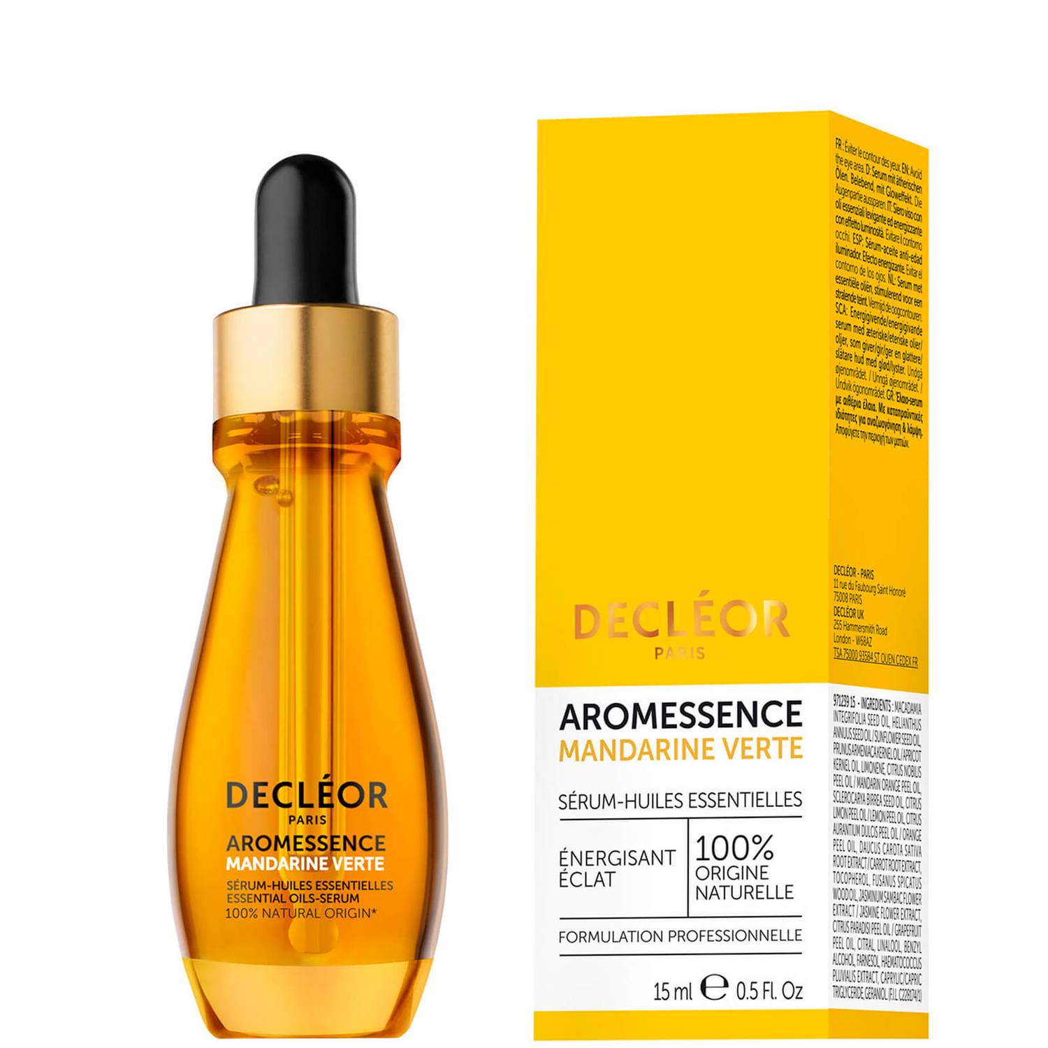 Decléor Green Mandarin Glow Aromessence Serum for Dull and Tired Skin 15ml