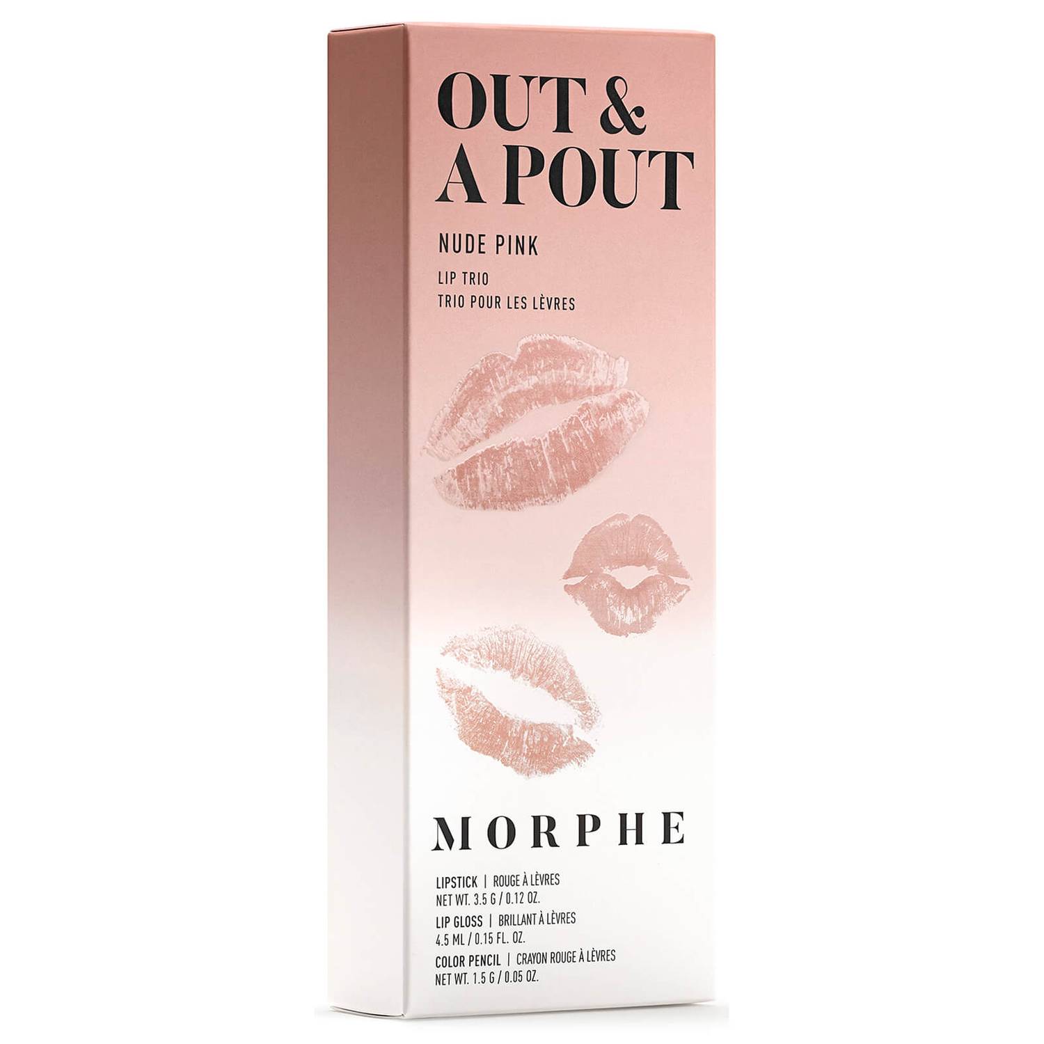 Morphe Out and A Pout Lip Trio - Nude Pink (Worth £26.50)