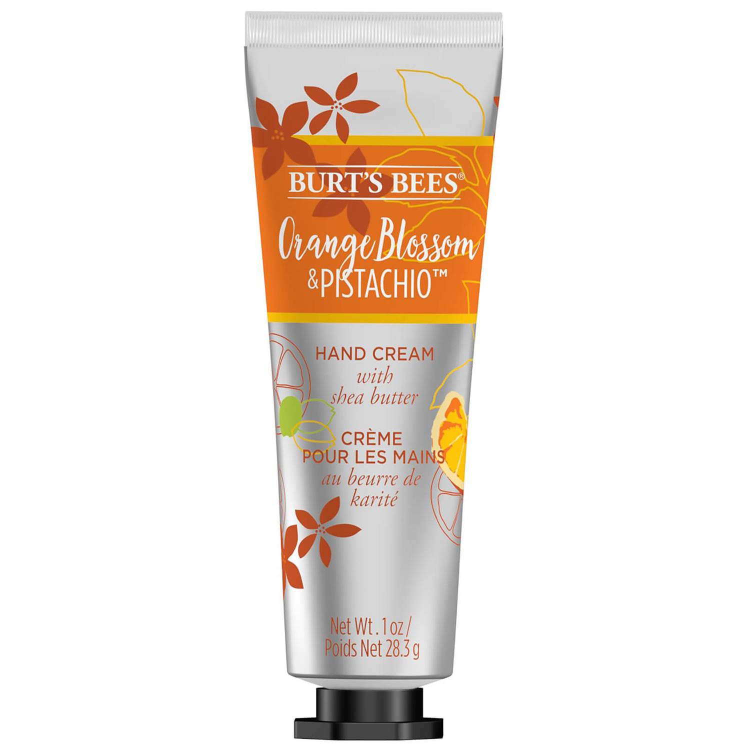 Burt's Bees Hand Cream with Shea Butter, Orange Blossom and Pistachio 28.3g