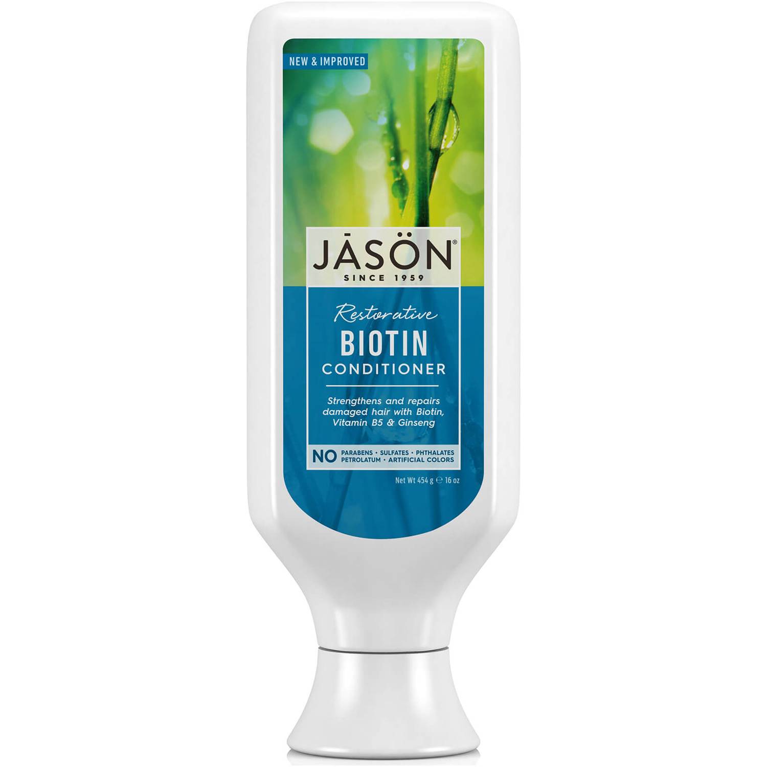 JASON Hair Care Biotin and Hyaluronic Acid Conditioner 454g
