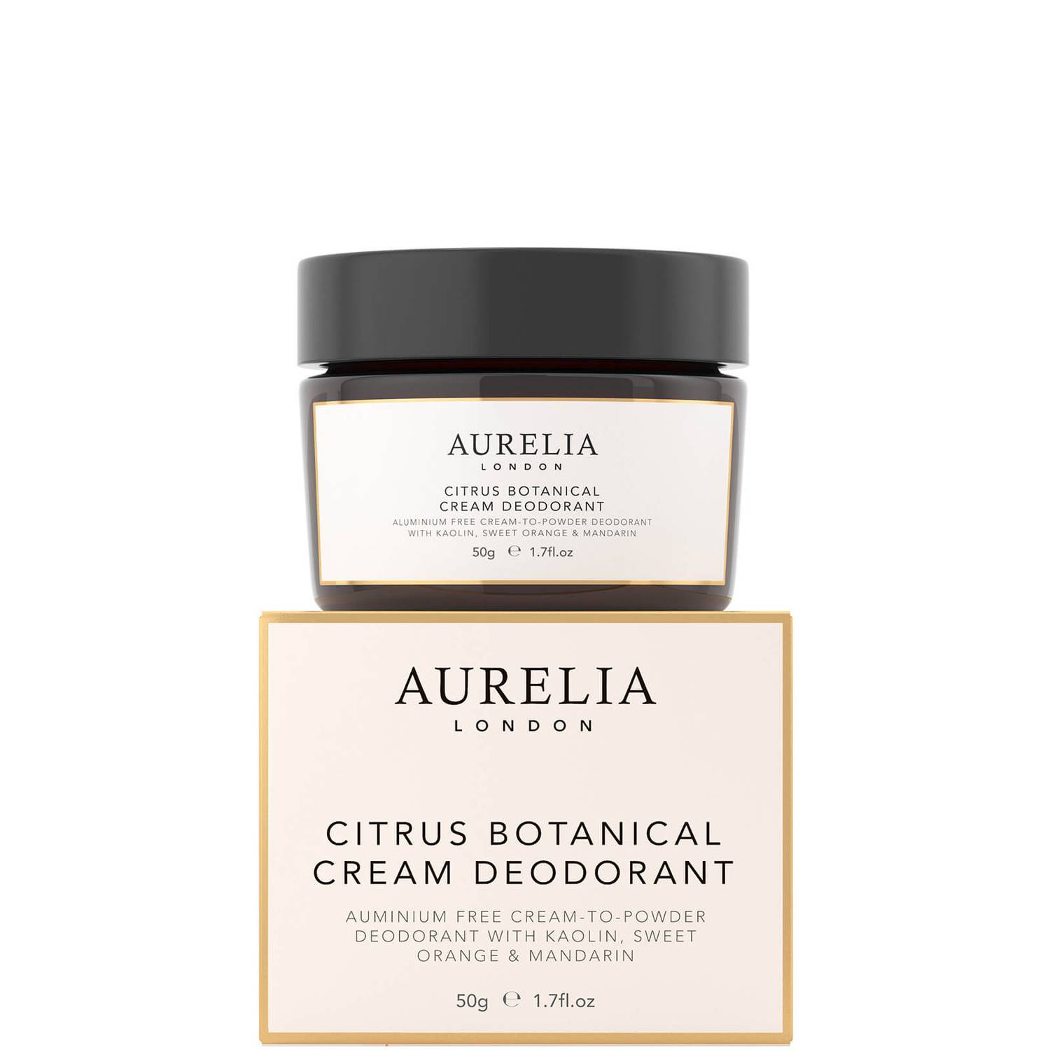 Aurelia London Citrus Botanical Cream Deodorant 50g