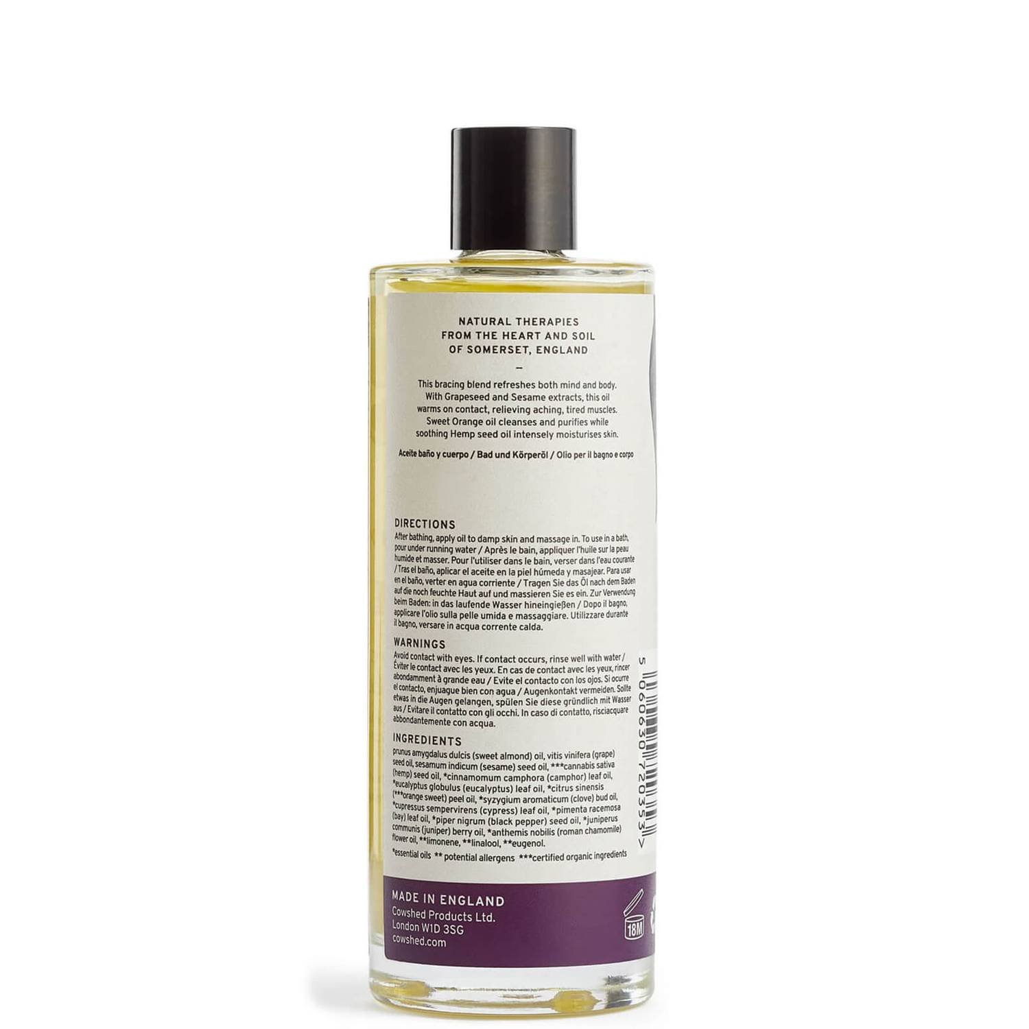 Cowshed AWAKE Bracing Bath & Body Oil 100ml