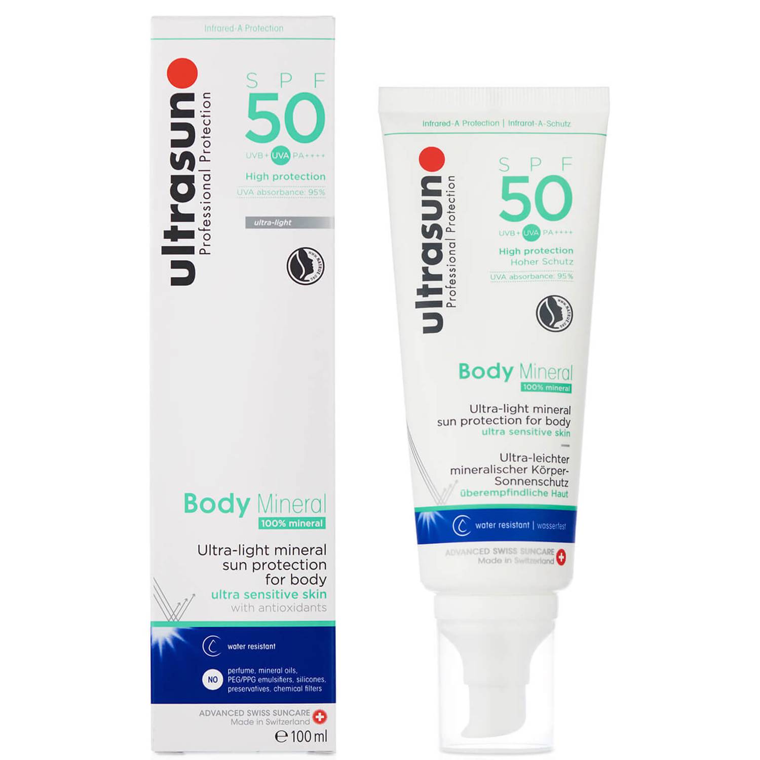 Ultrasun Mineral Body SPF50 Lotion 100ml