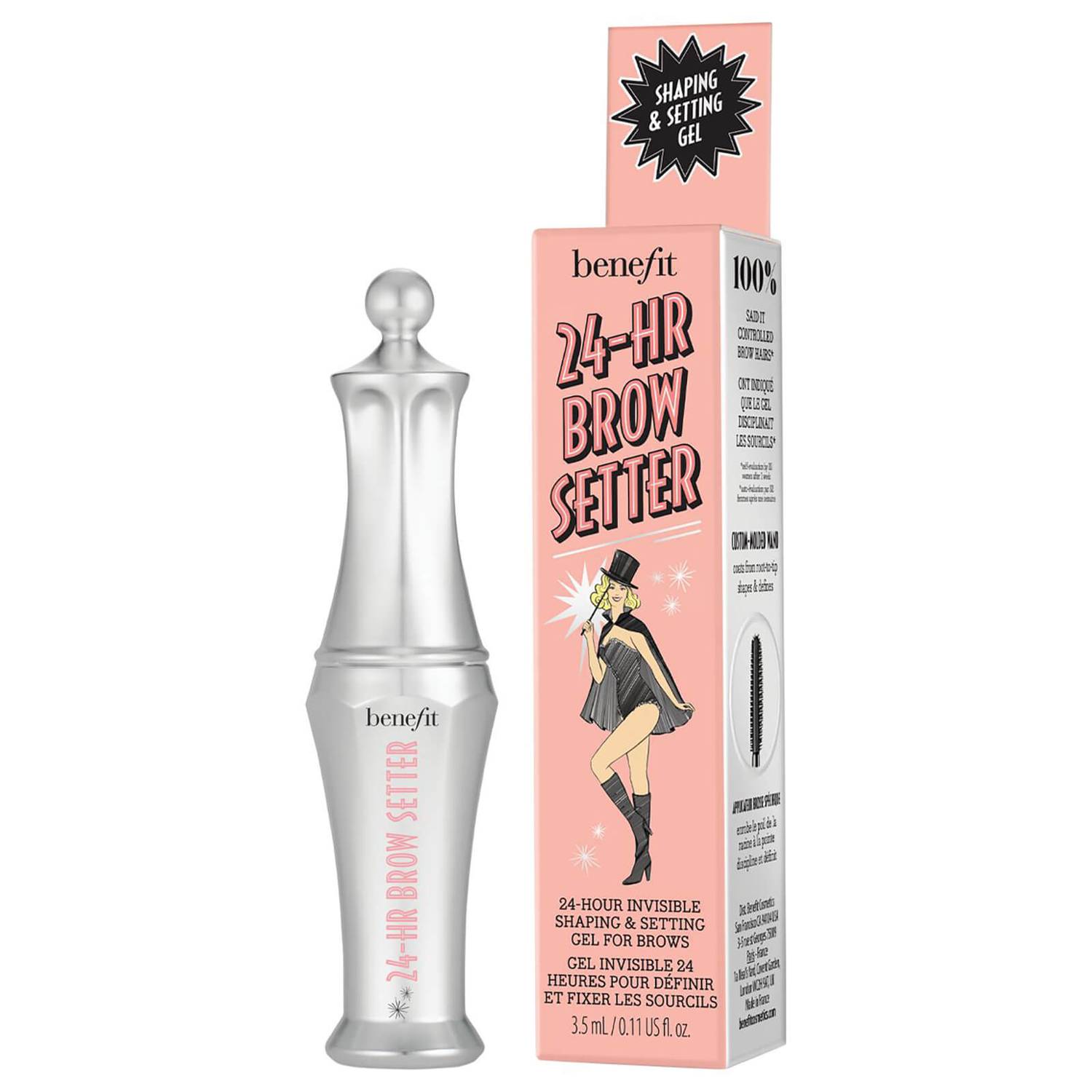 benefit 24 Hour Brow Setter Clear Brow Gel Mini