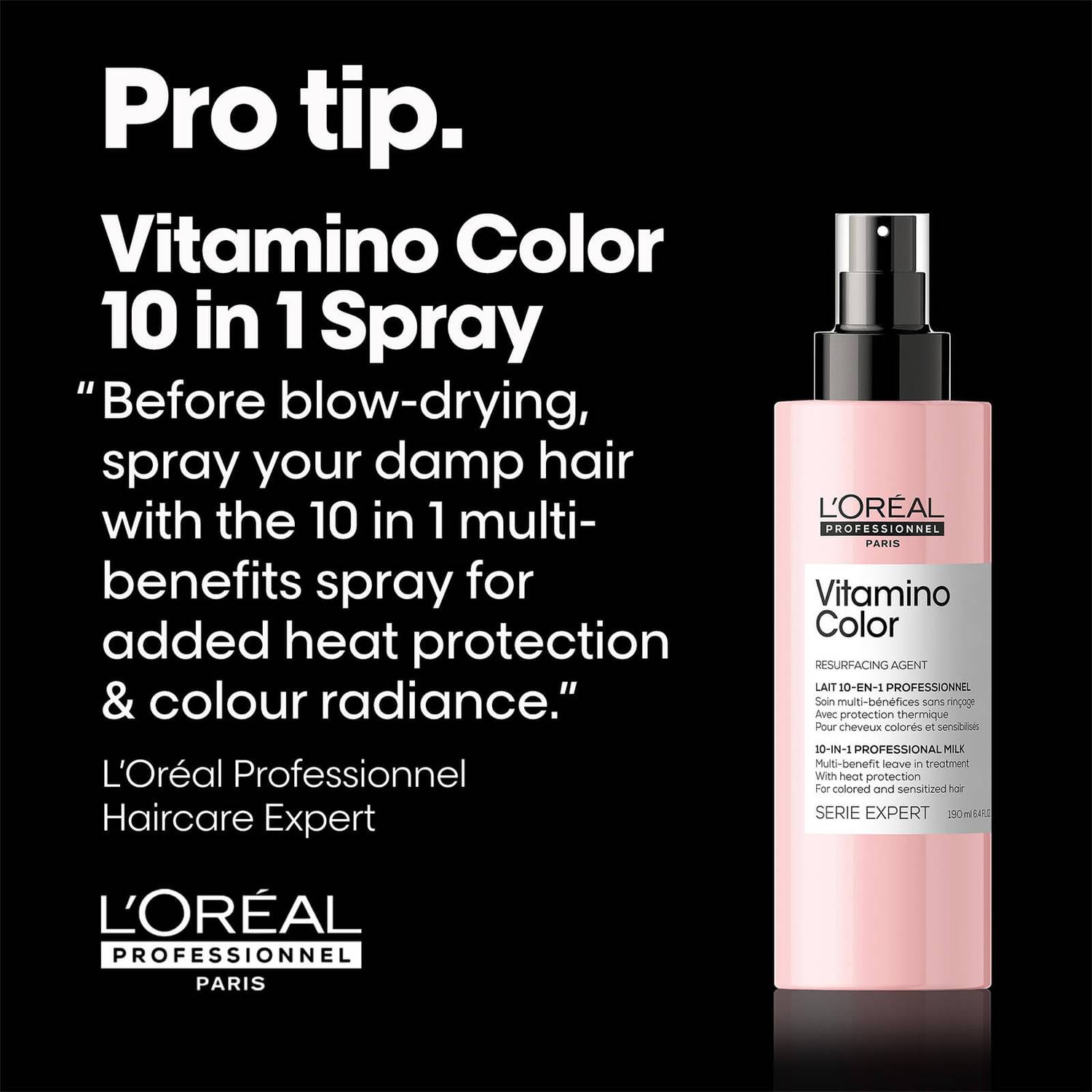 L'Oréal Professionnel Serie Expert Vitamino Color 10 in 1 Multi-Purpose Spray 190ml