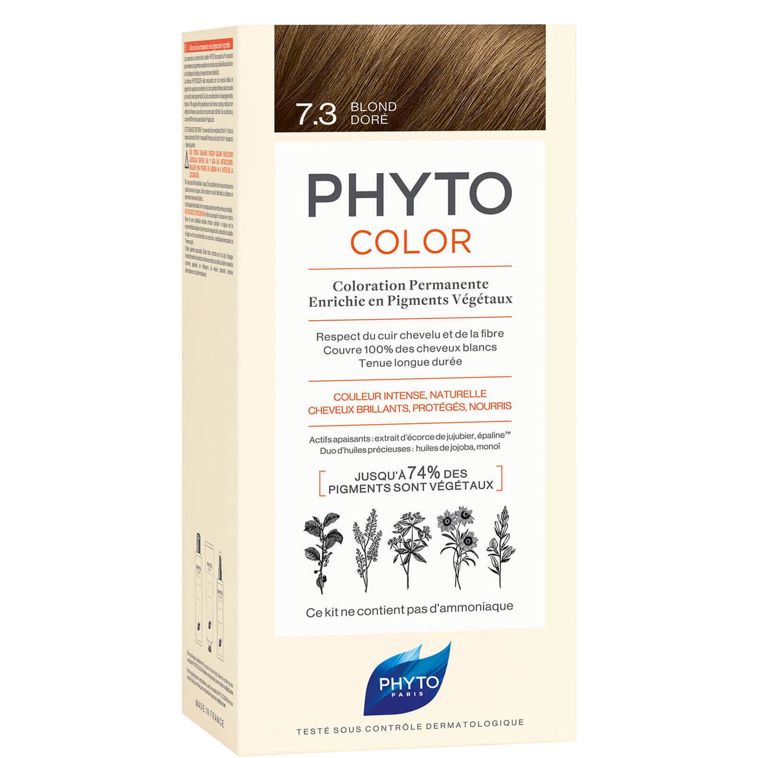 Phyto Hair Colour by Phytocolor - 7.3 Golden Blonde 180g