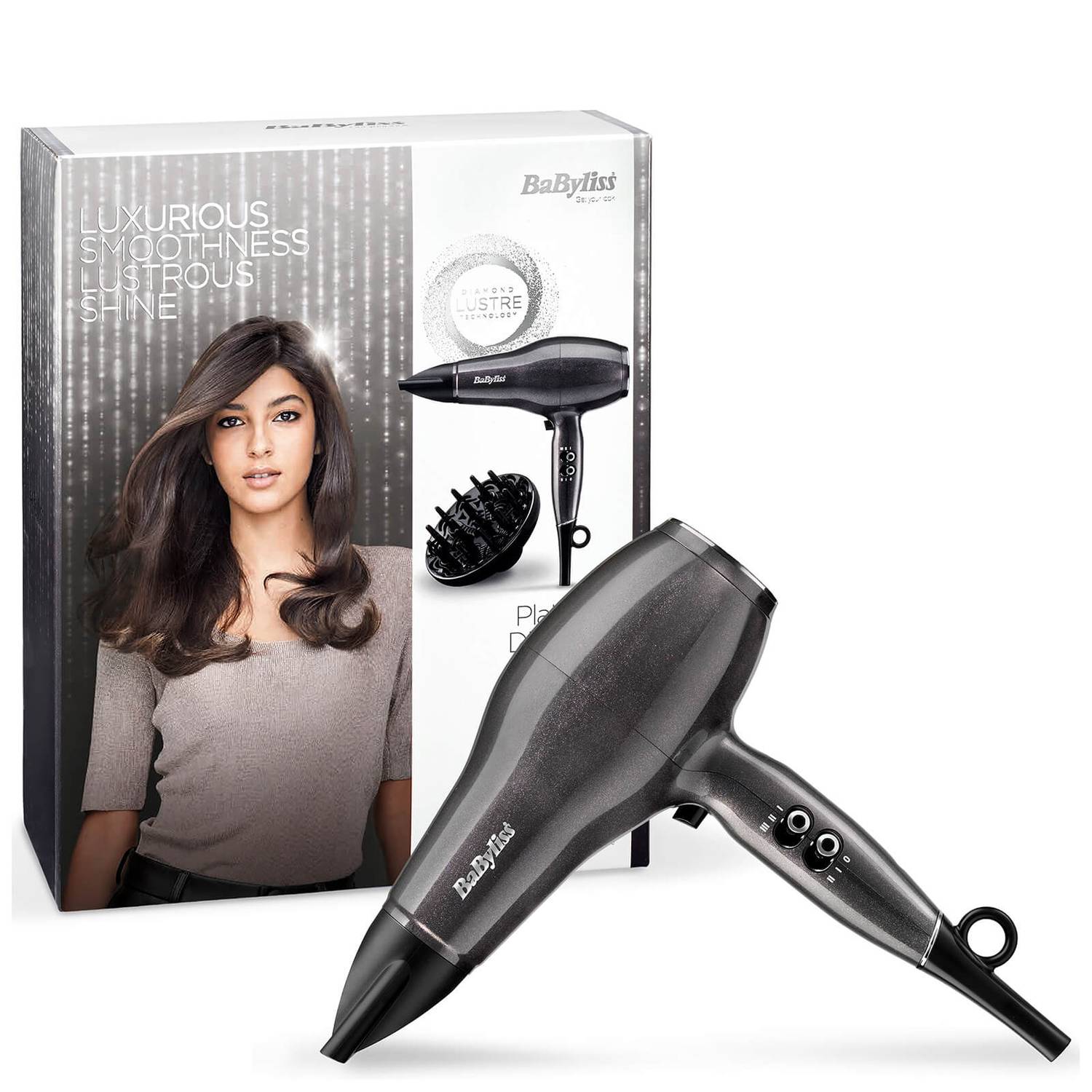 BaByliss Platinum Diamond 2300W Diffuser Dryer