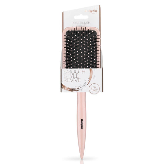 BaByliss Rose Blush Paddle Brush