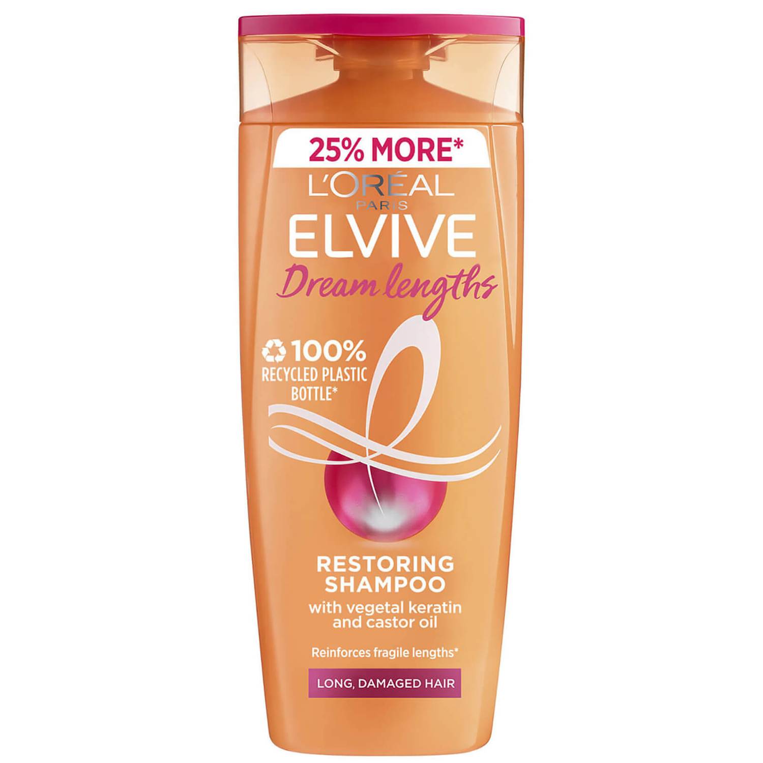 L'Oréal Paris Elvive Dream Lengths Long Hair Shampoo 500ml