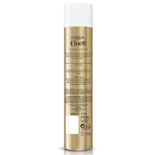 L'Oréal Paris Hairspray by Elnett for Normal Hold & Shine 400ml