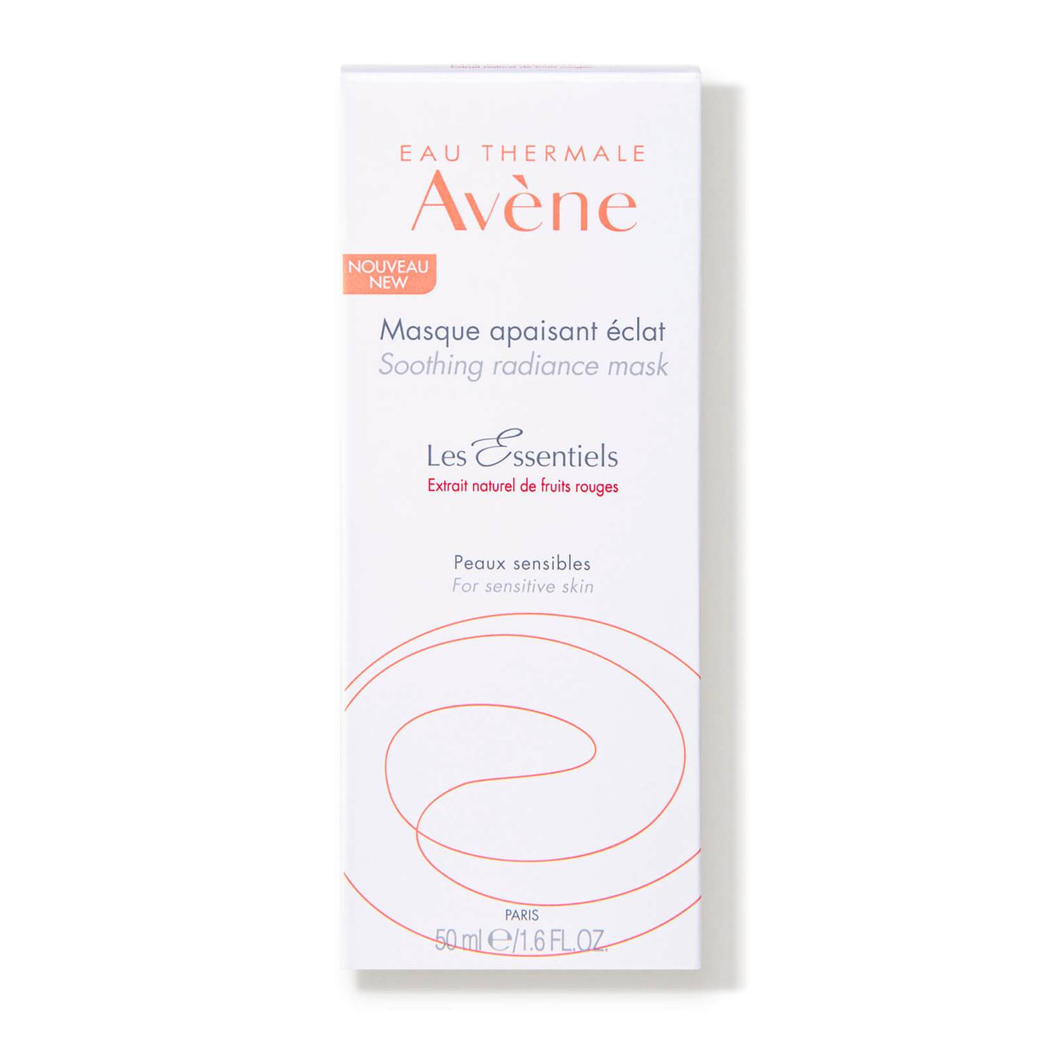 Avène Les Essentiels Soothing Radiance Mask for Dry, Sensitive Skin 50ml