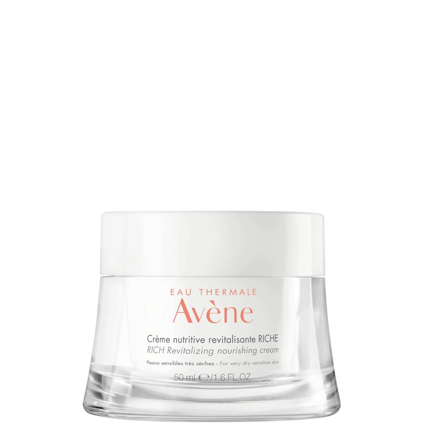 Avène Les Essentiels Rich Revitalizing Nourishing Cream Moisturiser for Dry, Sensitive Skin 50ml