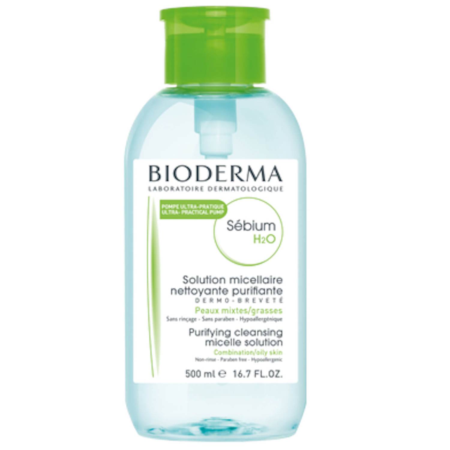 Bioderma Sebium H2O Pump 500ml