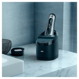 Braun Series 8 8390cc Next Generation, Electric Shaver, Clean&Charge Station, Fabric Case - Silver