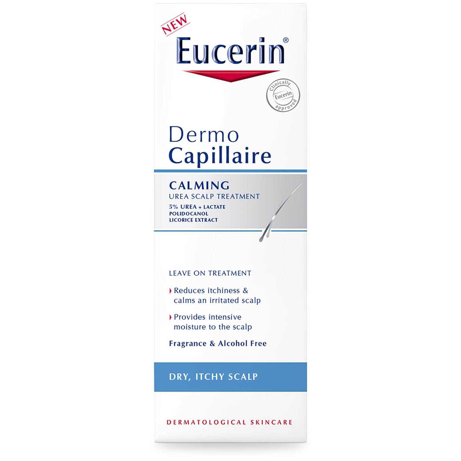 Eucerin DermoCapillaire Calming Urea Scalp Treatment - 5% Urea 100ml