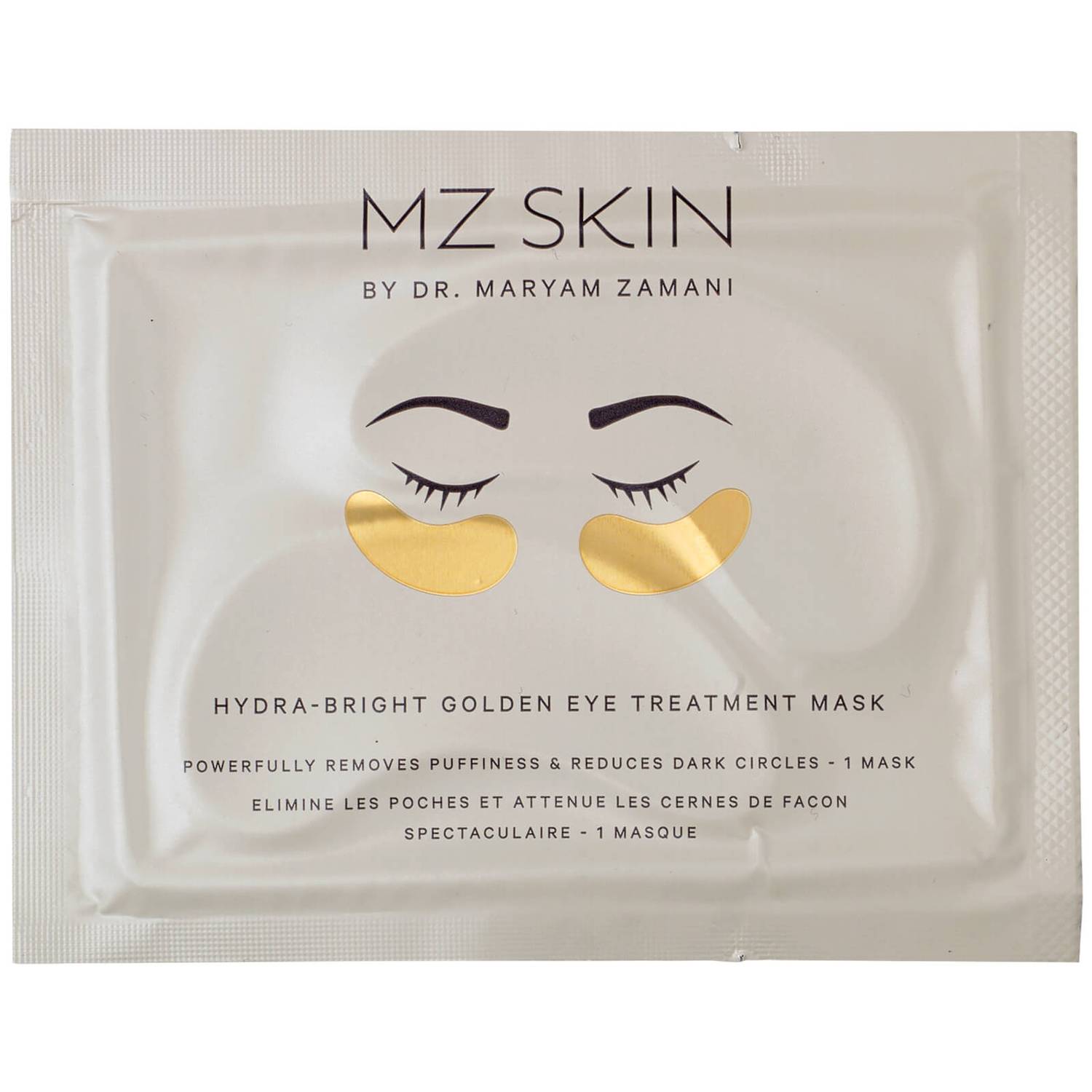 MZ Skin Hydra-Bright Golden Eye Treatment Mask (Pack of 5)