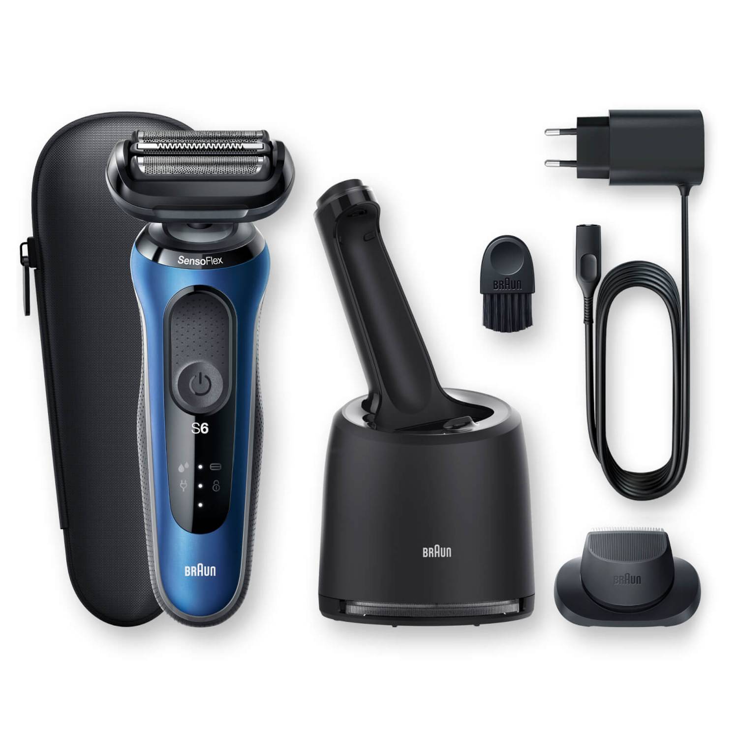 Braun Series 6 60-B7200cc Electric Shaver, Blue