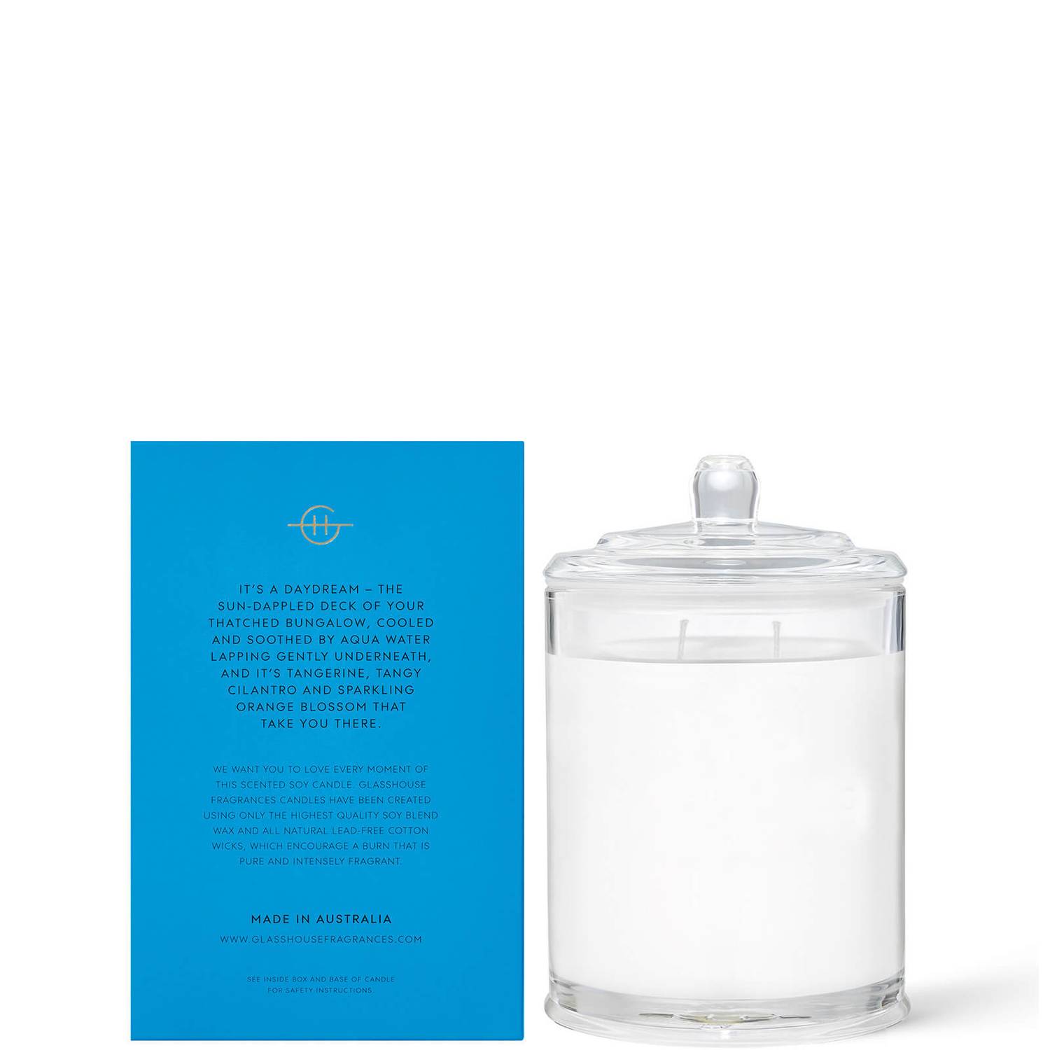 Glasshouse Fragrances Bora Bora Bungalow Candle 380g