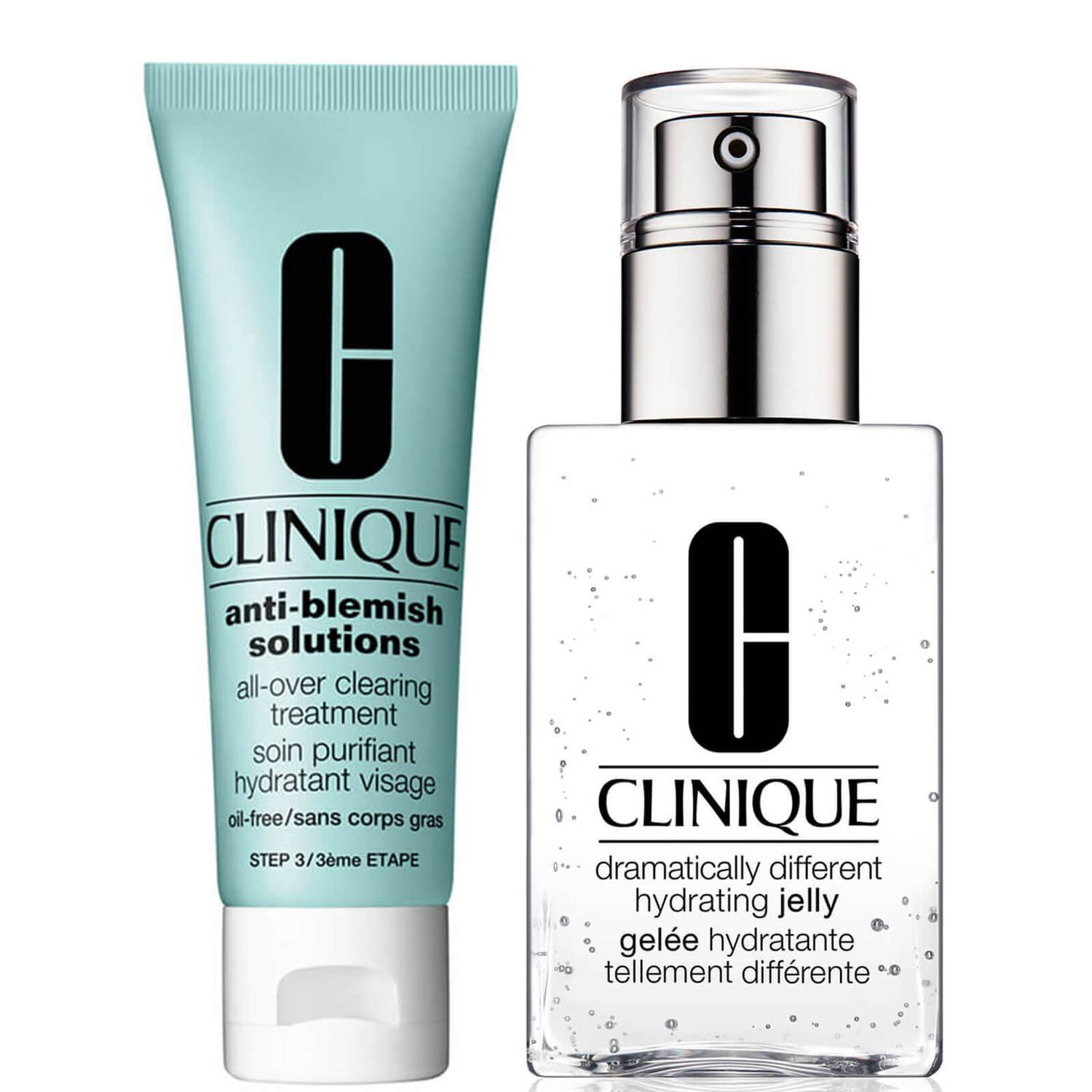 Clinique Clearing Treatment and Hydrating Jelly Bundle