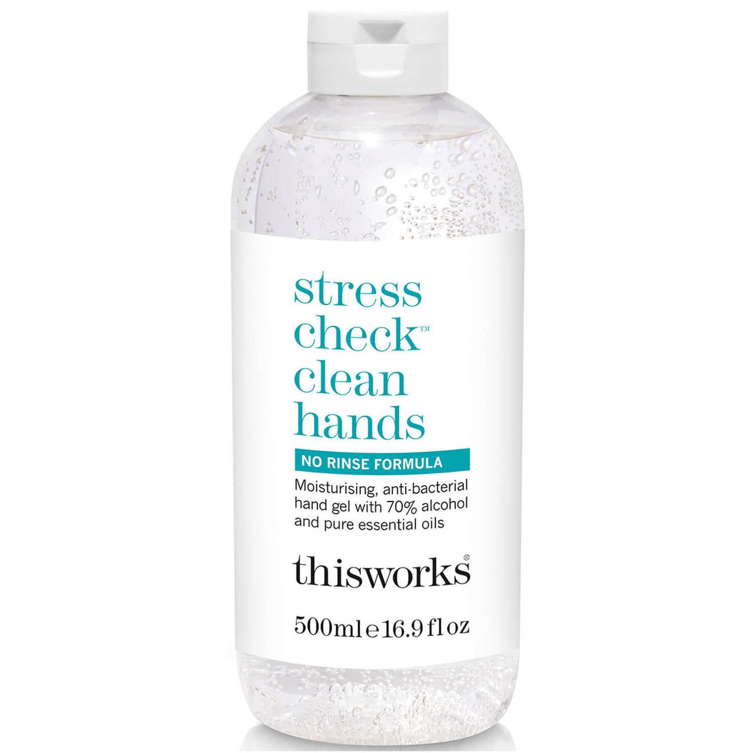 this works Stress Check Clean Hands Gel 500ml