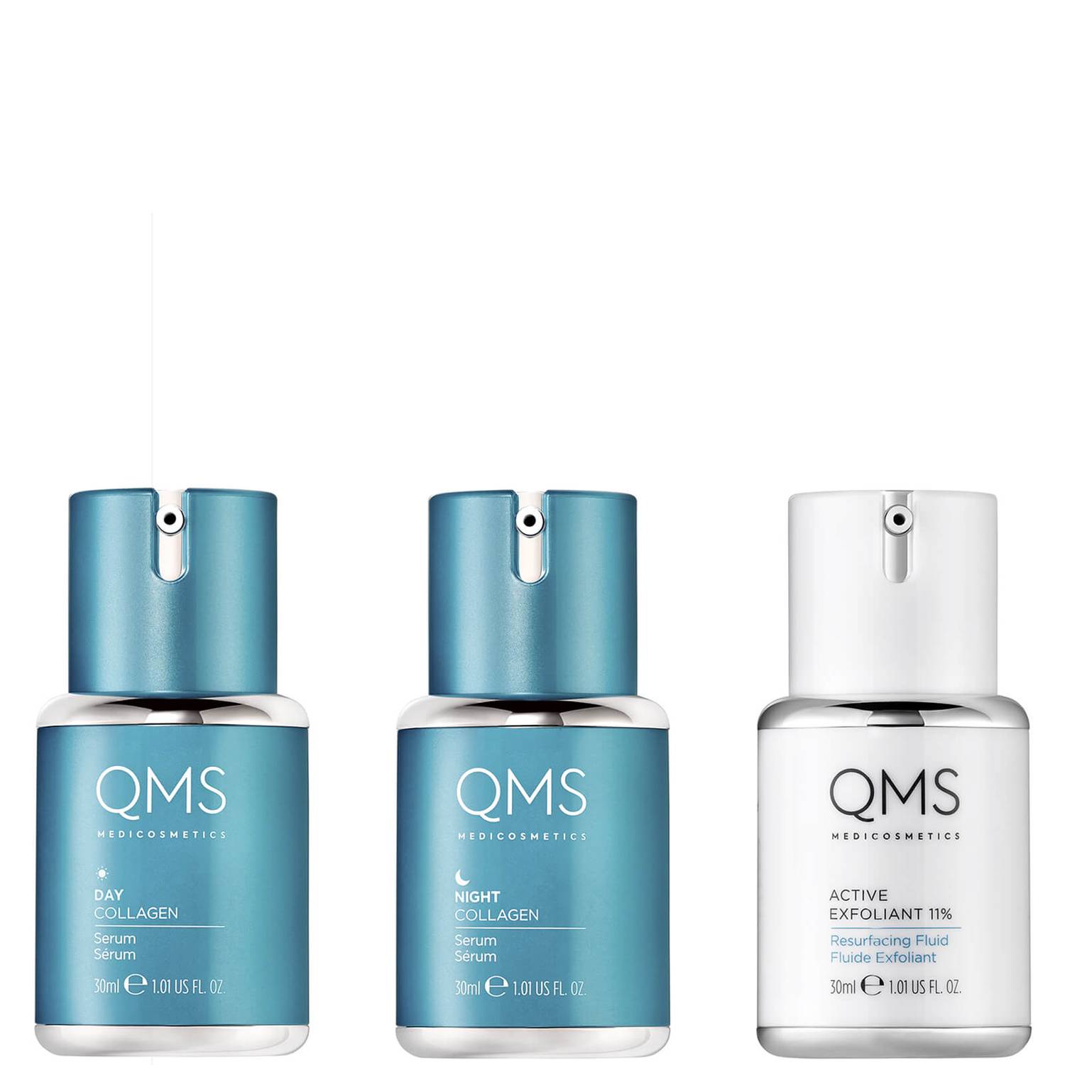 QMS Medicosmetics Collagen System 3 Step Routine Set