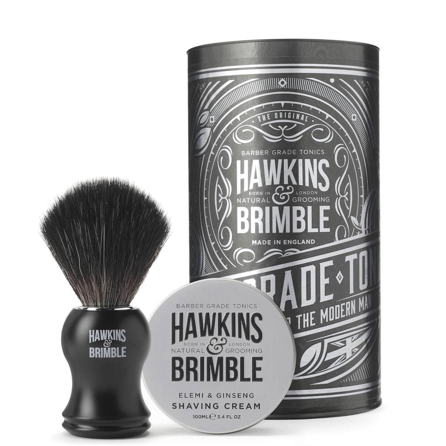 Hawkins & Brimble Shaving Gift Set Silver