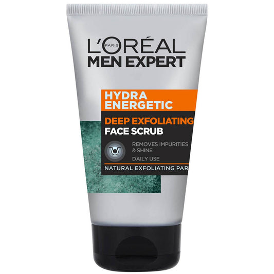 L'Oreal Men Expert Hydra Energetic Deep Exfoliating Face Scrub 100ml