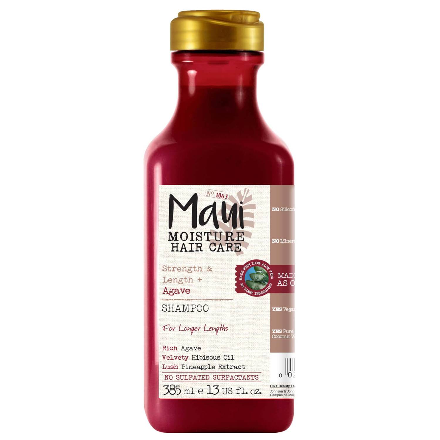 Maui Moisture Strength and Anti-Breakage+ Agave Shampoo 385ml