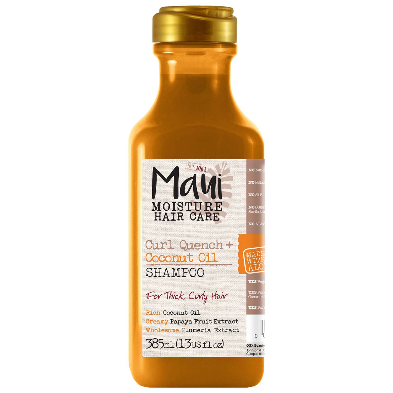 Maui Moisture Curl Quench+ Coconut Oil Shampoo 385ml