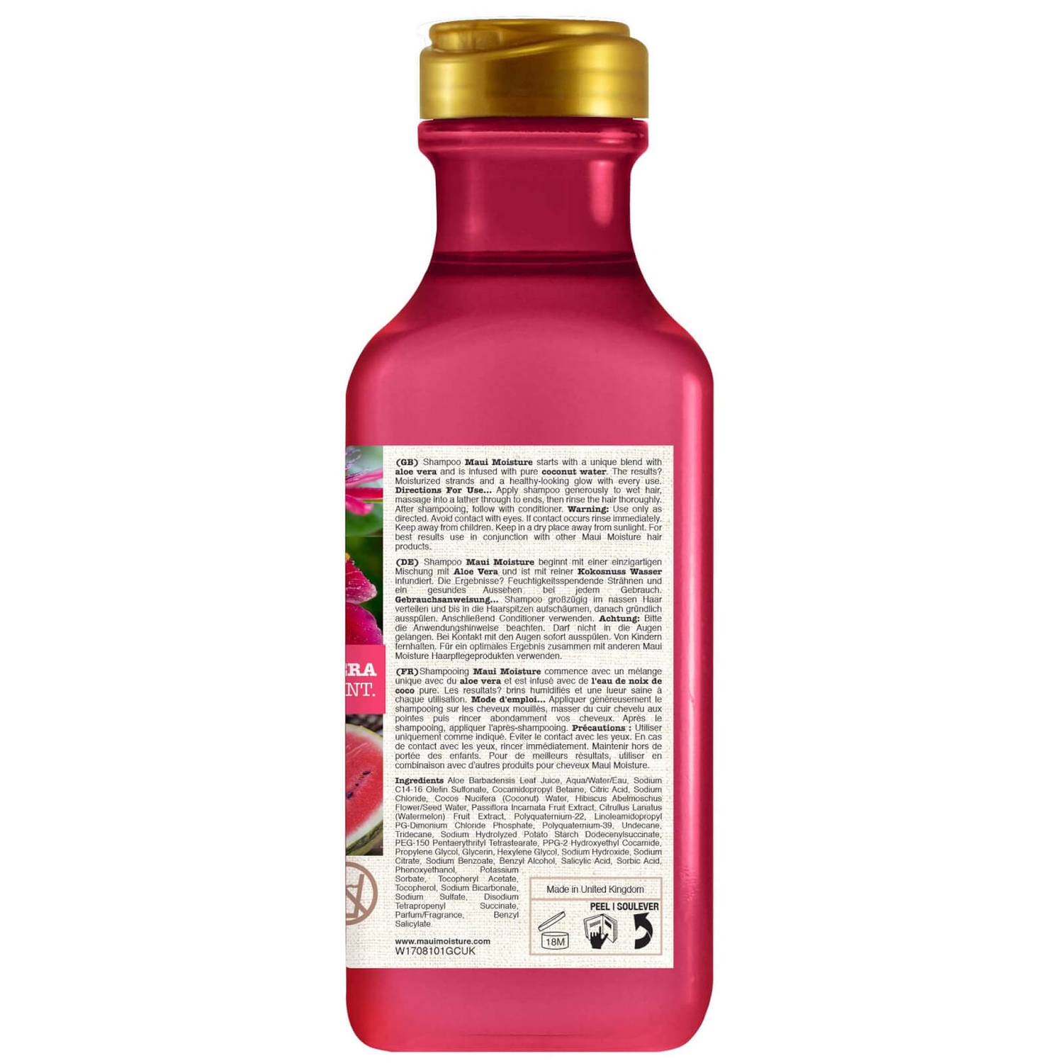 Maui Moisture Lightweight Hydration+ Hibiscus Water Shampoo 385ml