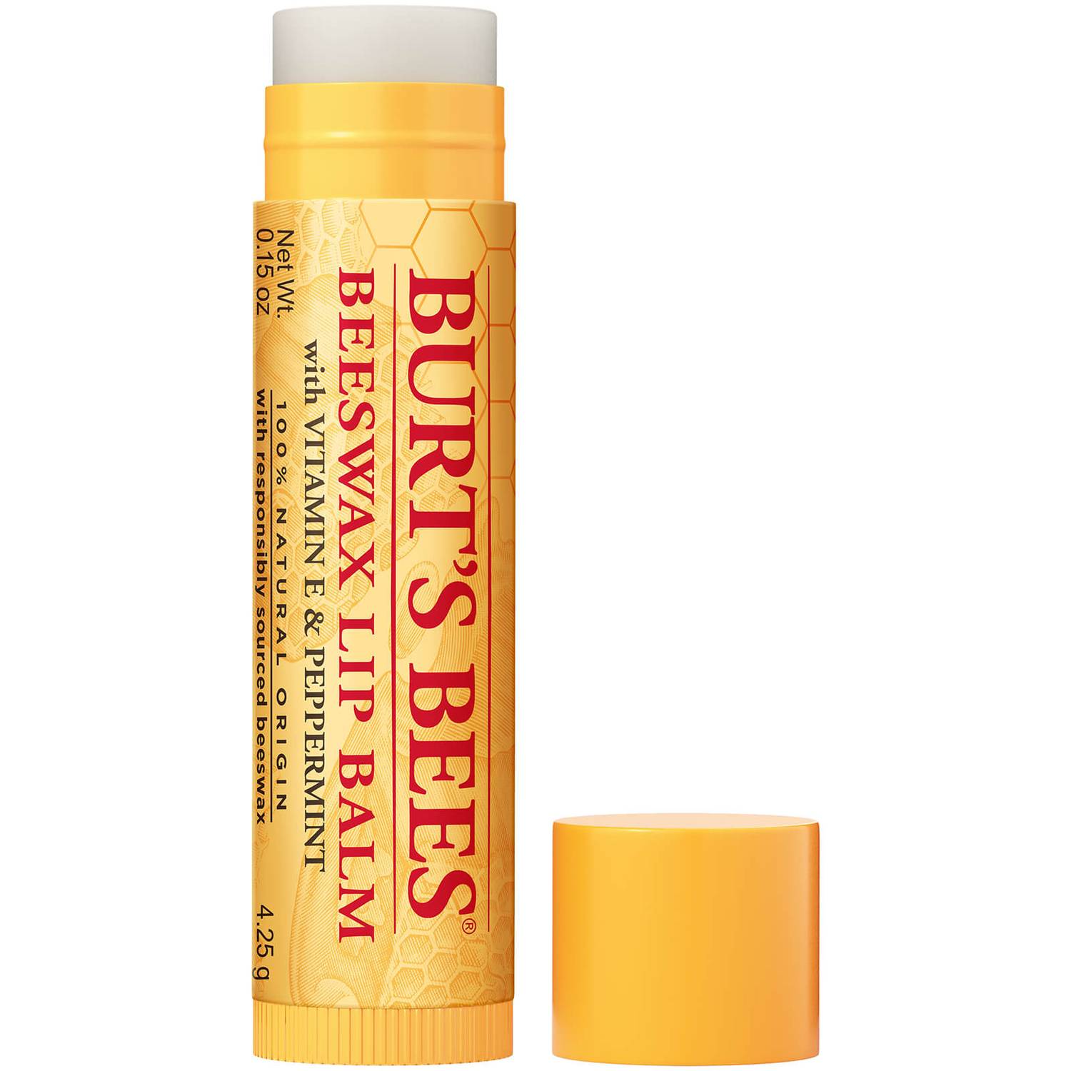 Burt's Bees Beeswax and Honey Lip Balm (4 Pack)