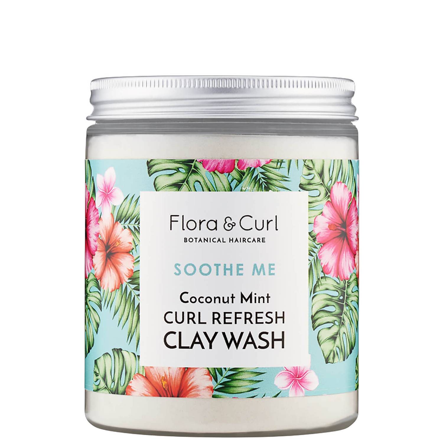 Flora & Curl Coconut Mint Curl Refresh Clay Wash 260g