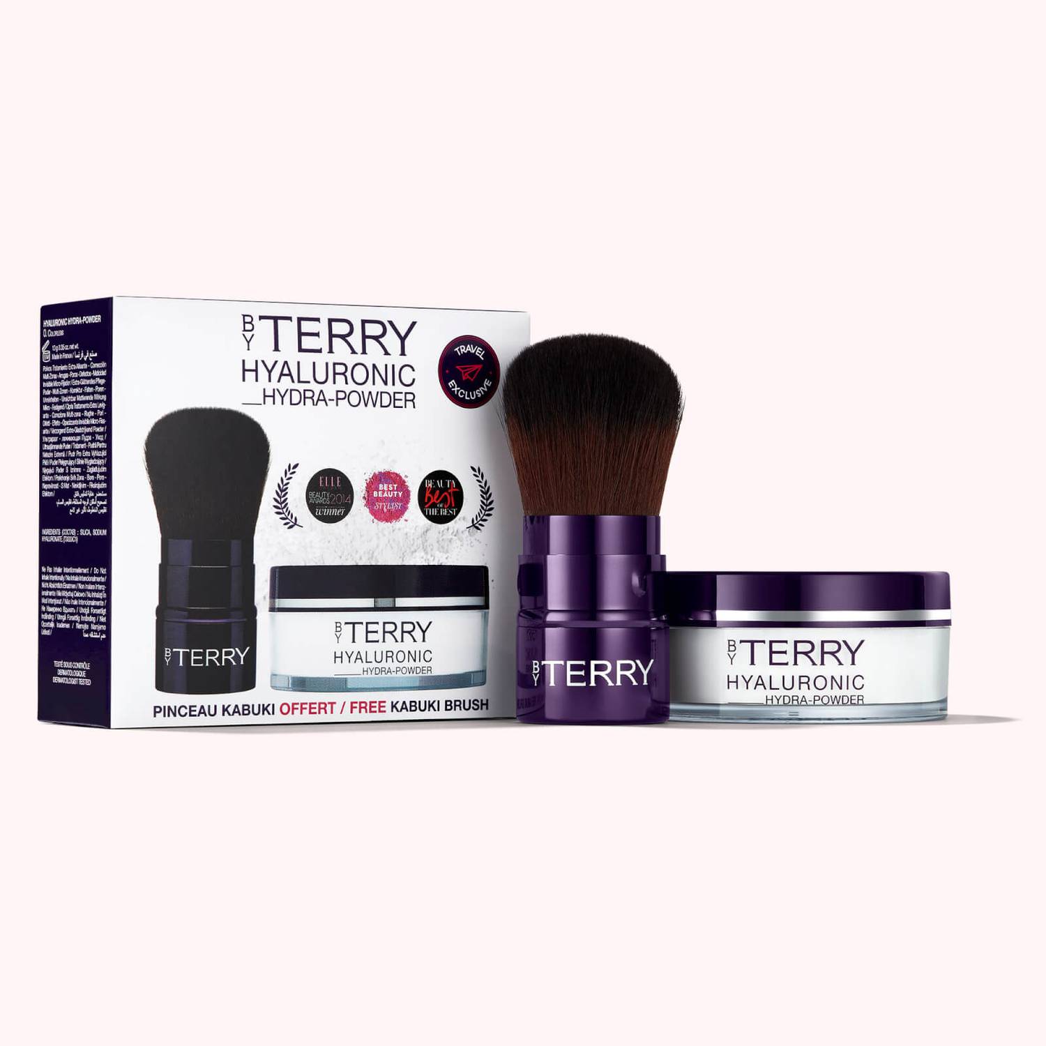 By Terry Exclusive Hyaluronic Hydra Powder and Kabuki Brush Set