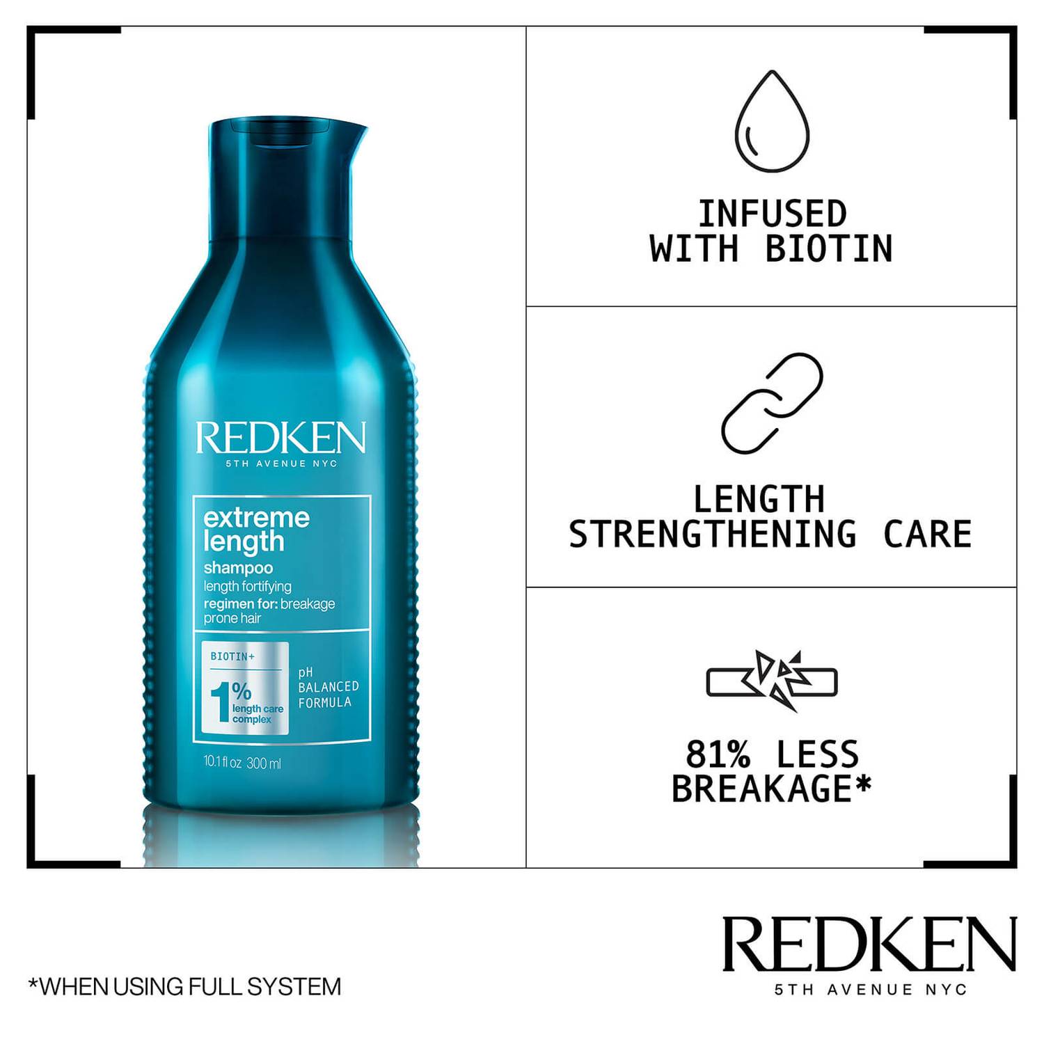 Redken Extreme Length Shampoo 300ml