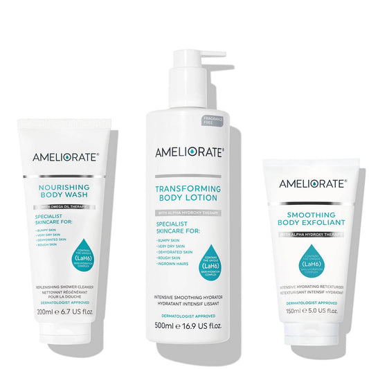 AMELIORATE Smooth Skin Supersize Bundle (Fragrance Free) (Worth £67.00)