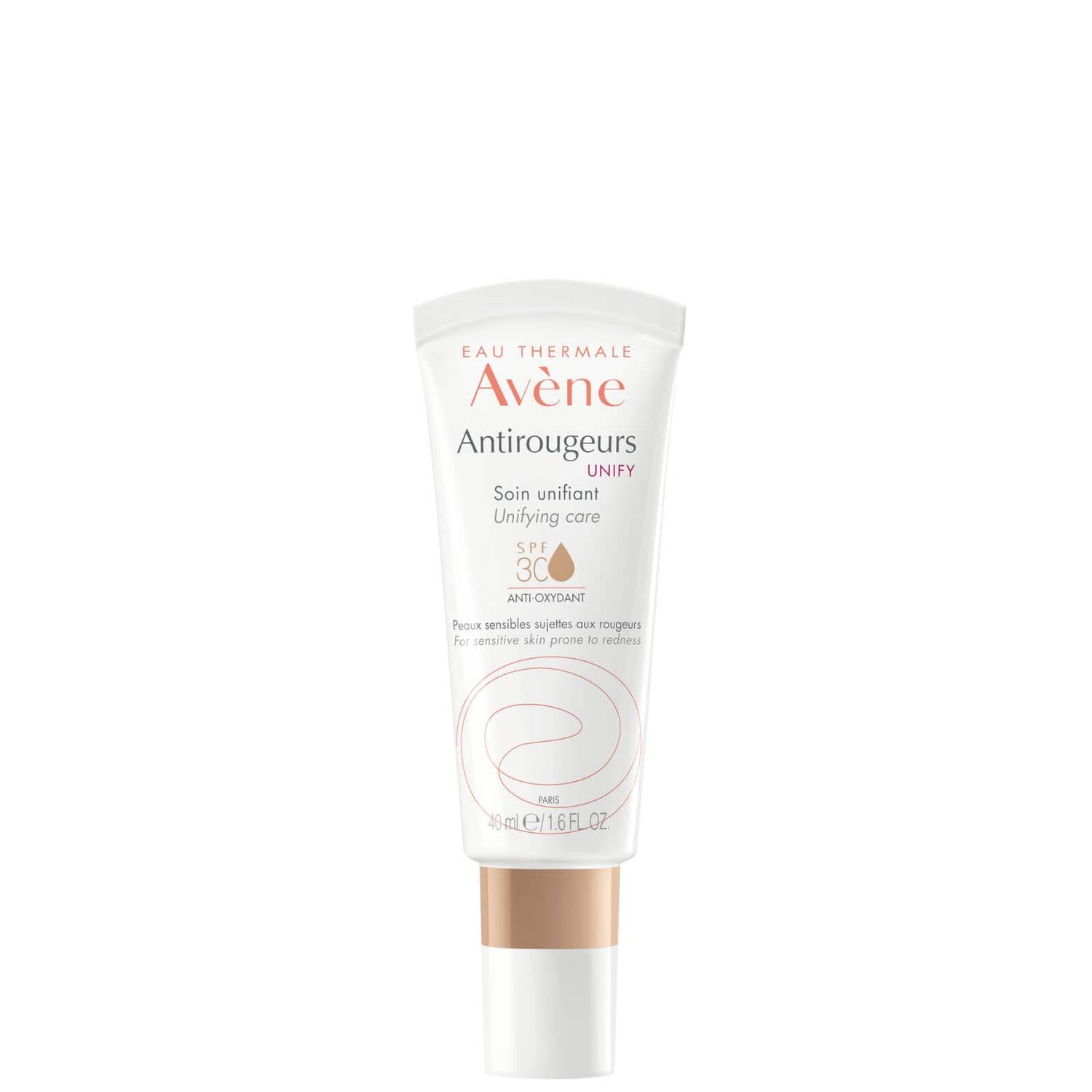 Avène Antirougeurs Unifying SPF 30 Tinted Moisturiser for Skin Prone to Redness 40ml