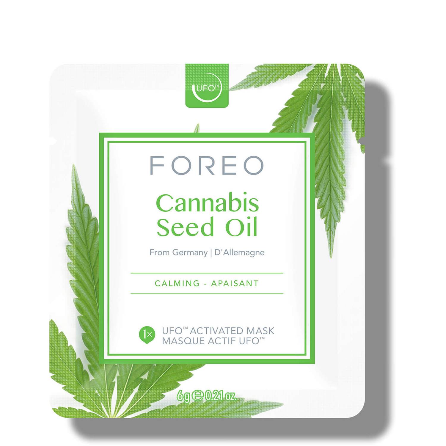 FOREO Cannabis Seed Oil UFO Calming Face Mask (6 Pack)