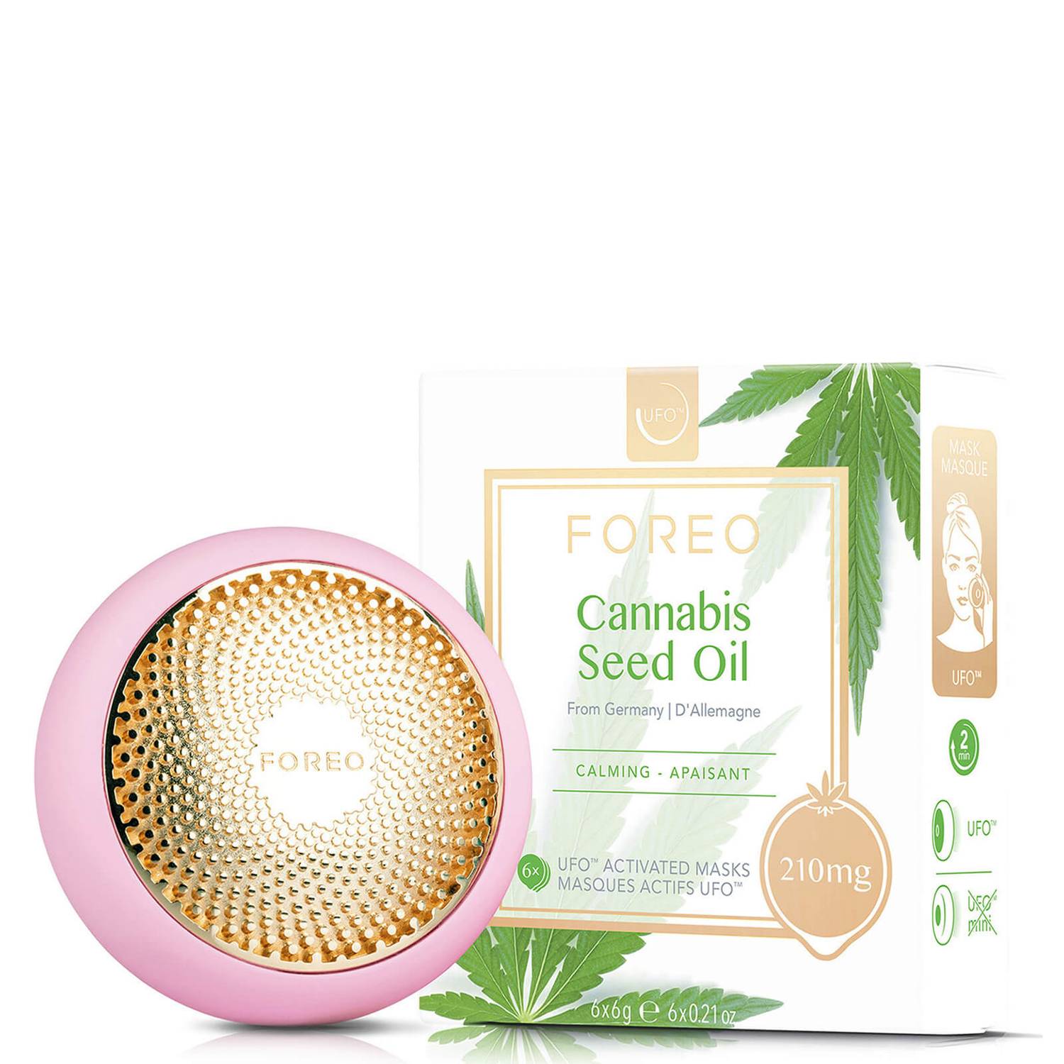 FOREO Cannabis Seed Oil UFO Calming Face Mask (6 Pack)
