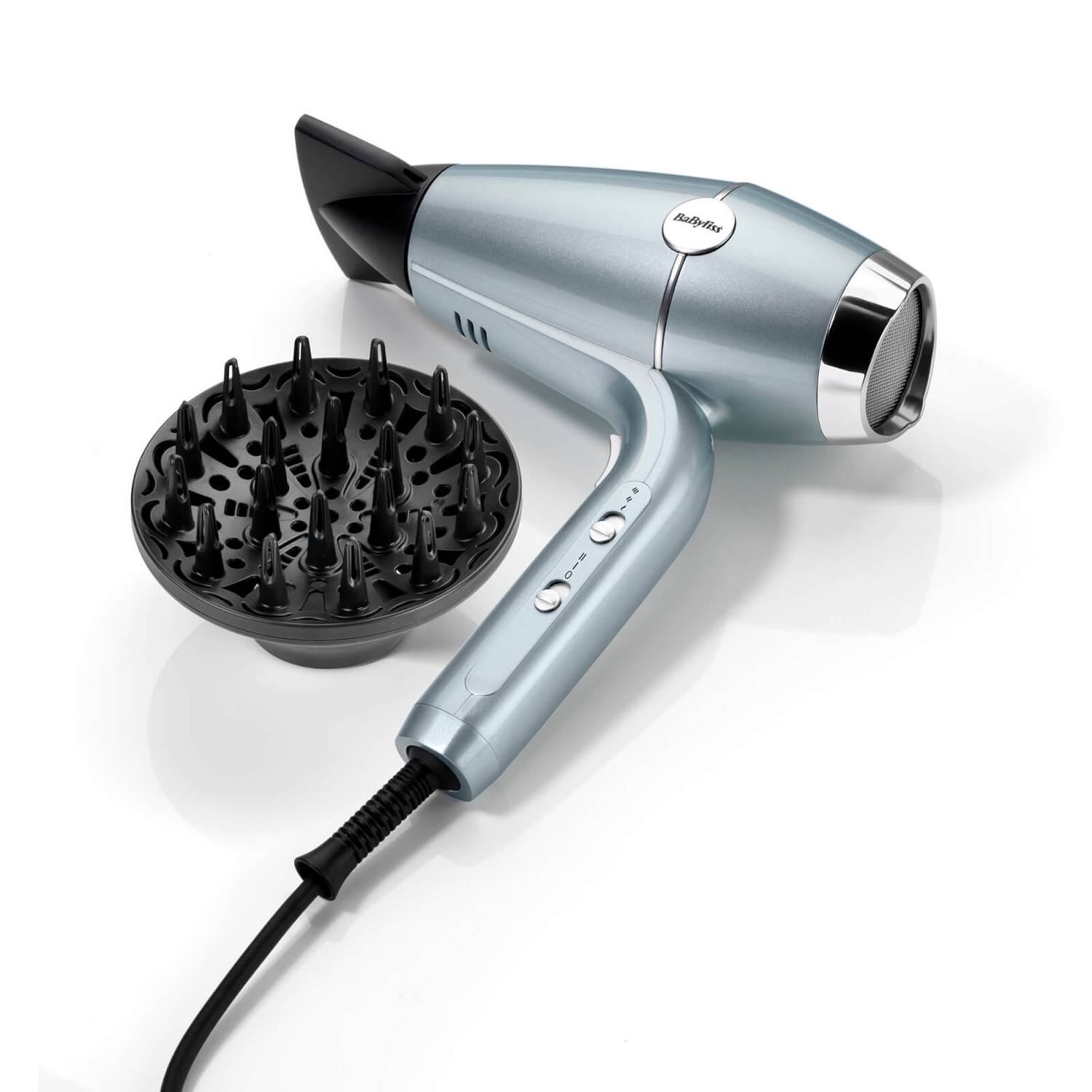 BaByliss Hydro Fusion Anti Frizz Hair Dryer with Diffuser