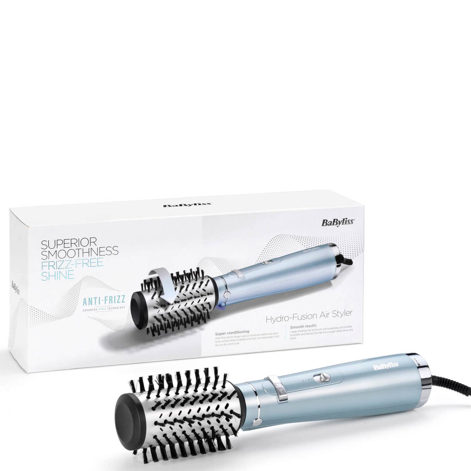 BaByliss Hydro Fusion Anti Frizz Rotating Hot Air Styler