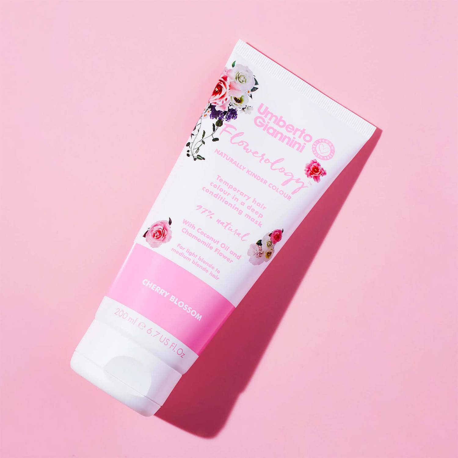 Umberto Giannini Flowerology Colour Mask - Cherry Blossom 195ml