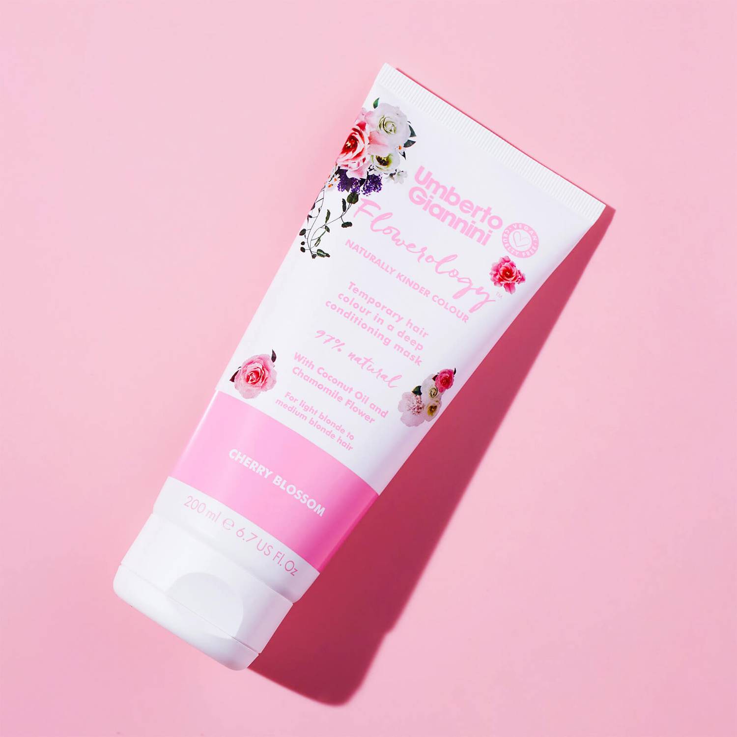 Umberto Giannini Flowerology Colour Mask - Cherry Blossom 195ml
