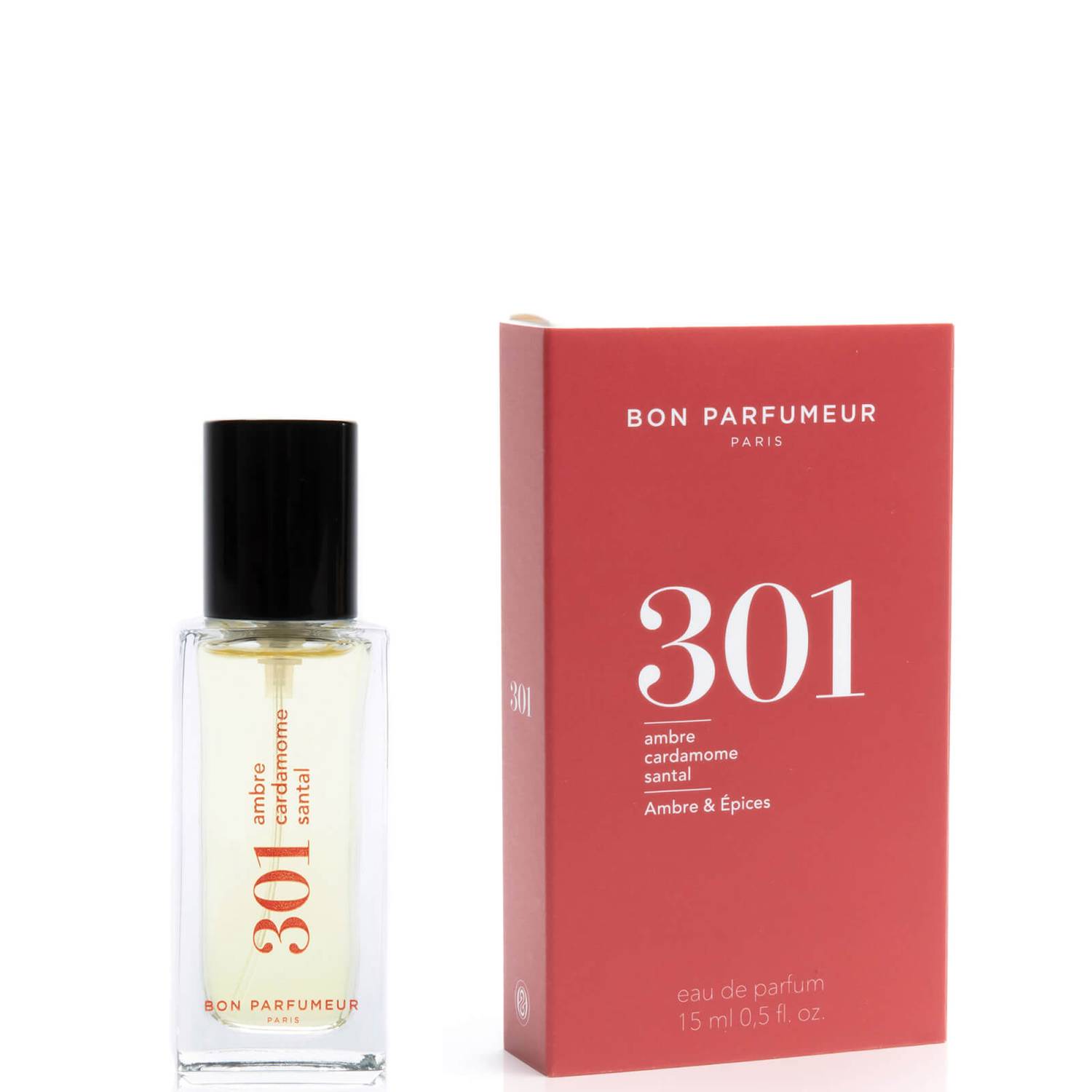 Bon Parfumeur 301 Sandalwood Amber Cardamom Eau de Parfum - 15ml