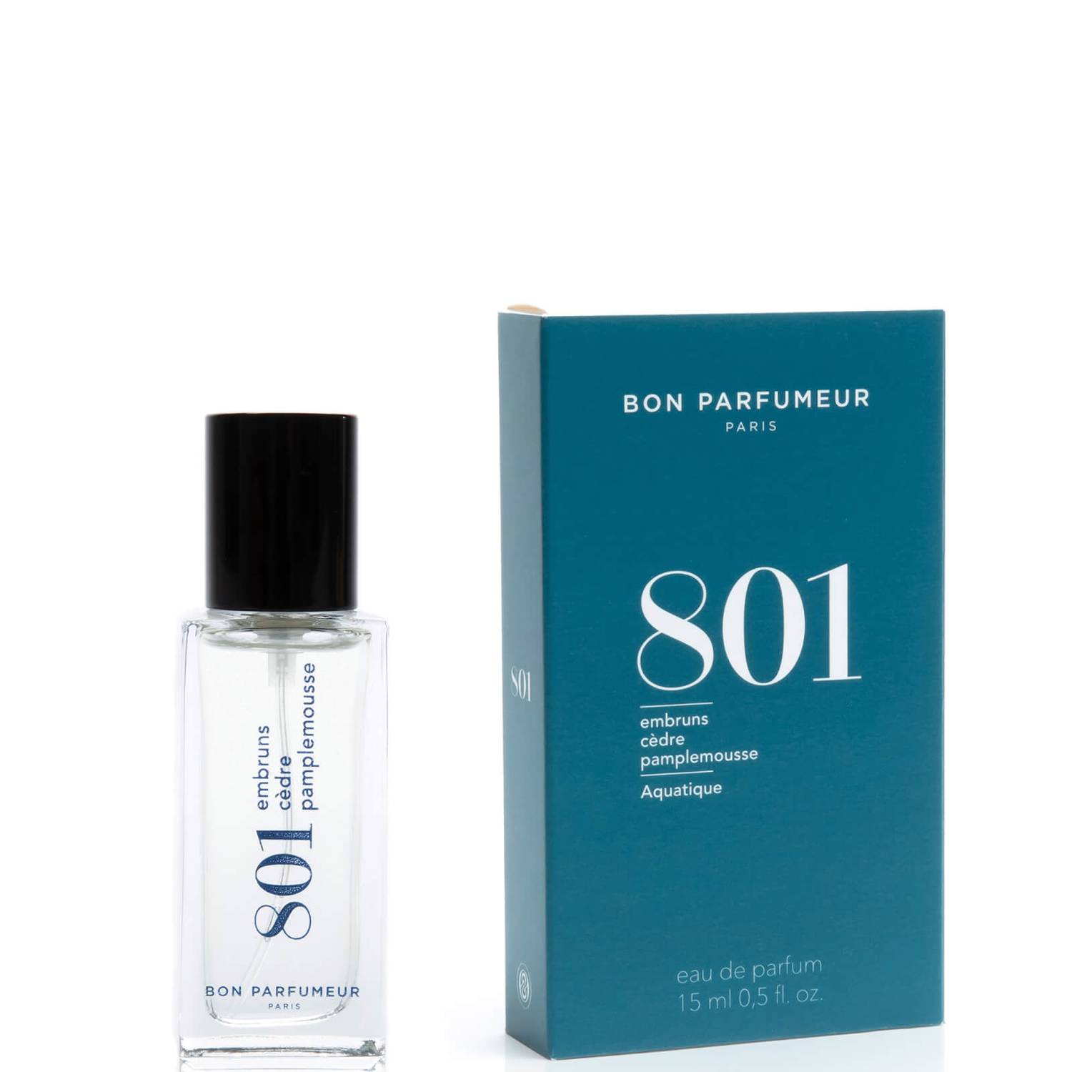 Bon Parfumeur 801 Sea Spray Cedar Grapefruit Eau de Parfum - 15ml