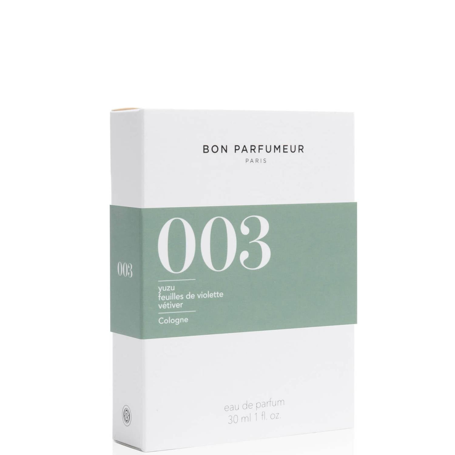 Bon Parfumeur 003 Yuzu Violet Leaves Vetiver Eau de Parfum - 15ml