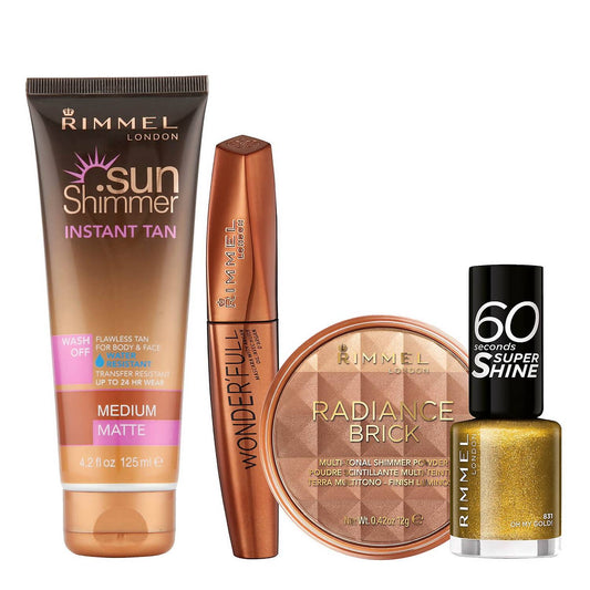 Rimmel Bronze Beauty Bundle (Worth £26.46)